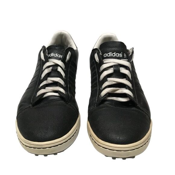 Adidas Adicross black lace up low spikeless golf cleats/shoes 11 - Picture 3 of 8
